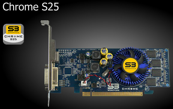 Видеокарта S3 Chrome S25 DDR2