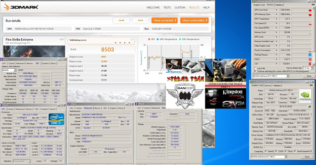 мировой рекорд в 3DMark Fire Strike Extreme