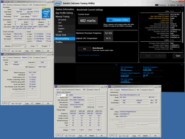 Разгон Intel Core i7-4600M