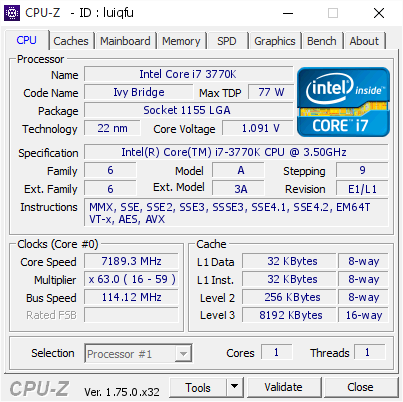 Core i7-3770K