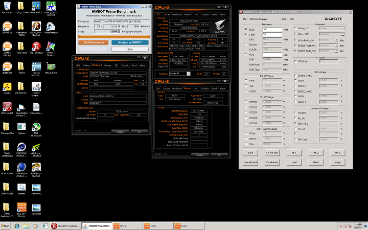 Sofos1990 рекорд на Core i9-7900X