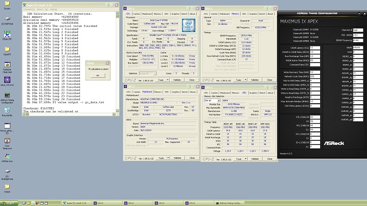 Dancop разгон Core i7-8700K