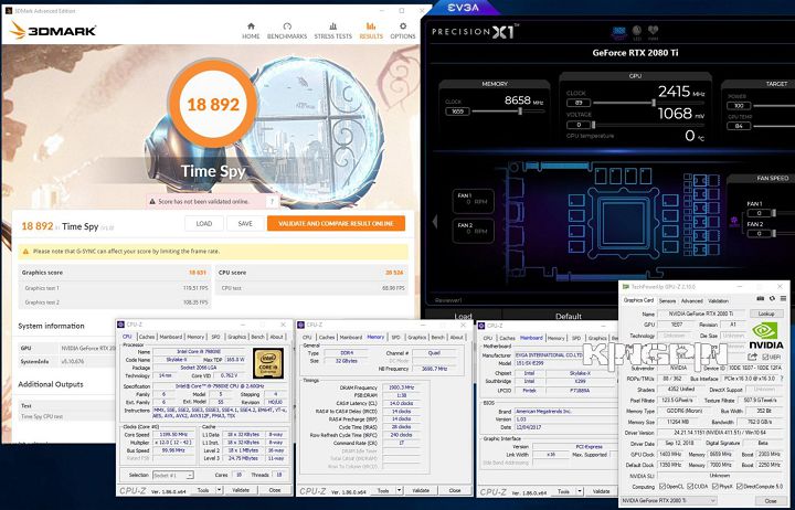 Разгон GeForce RTX 2080 Ti