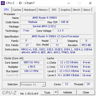 Разгон AMD Ryzen 9 3900X