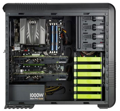 корпус Cooler Master CM 690 II Advanced Nvidia Edition