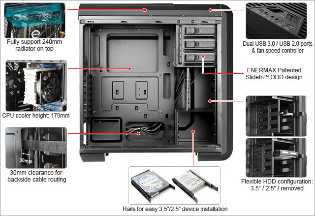 Корпус Enermax iVektor