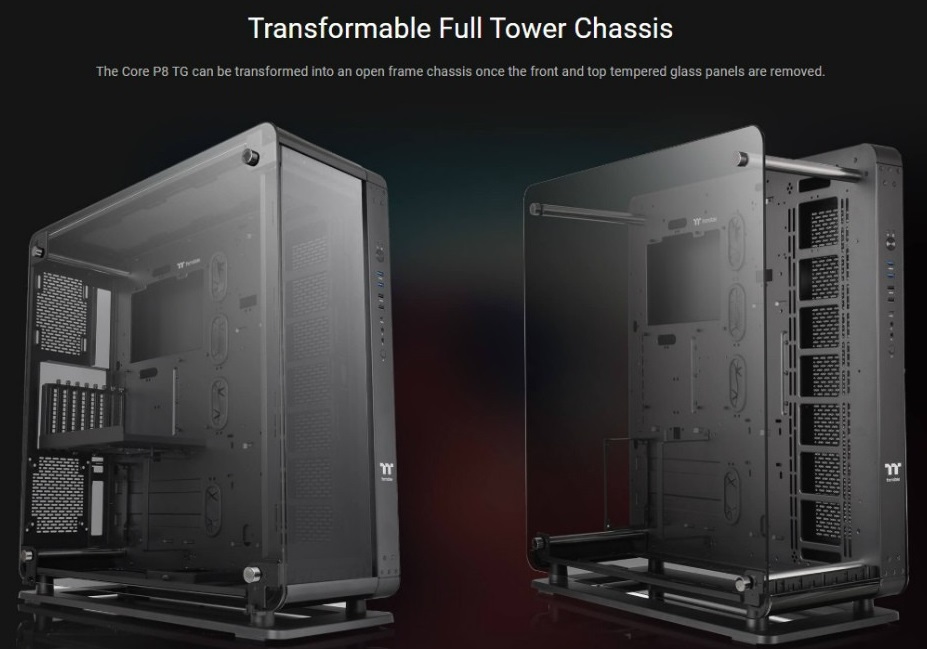 Thermaltake Core P8 Tempered Glass