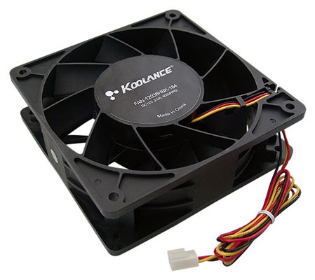 Корпусной вентилятор Koolance FAN-12038HBK-184