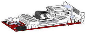 Гибридная СО Swiftech для Radeon HD 6950