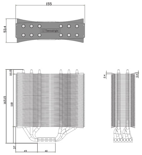 Кулер Thermalright True Spirit 140 BW Rev.A