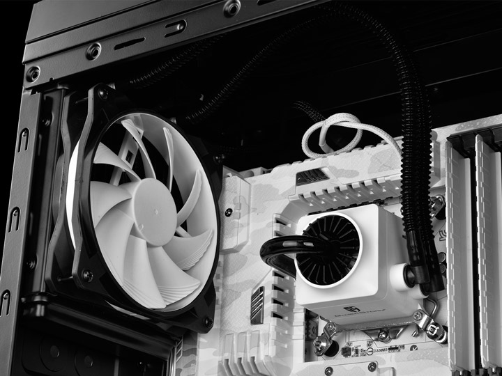  Система жидкостного охлаждения Deepcool Captain 120 White