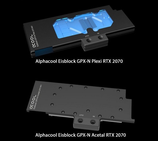 Alphacool Eisblock GPX-N Plexi RTX 2070