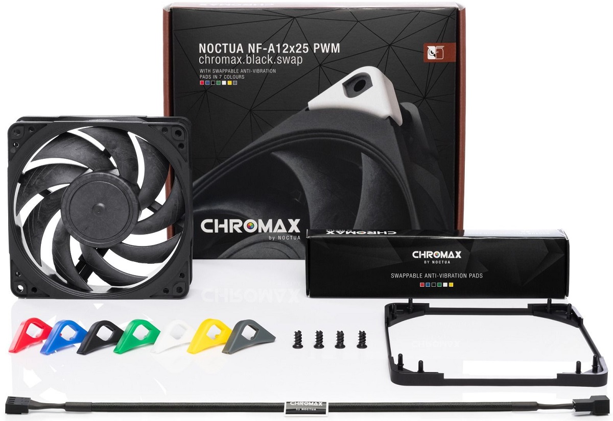 Noctua NF-A12x25 PWM chromax.black