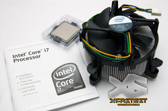 Intel Core i7-965 EE box содержимое коробки