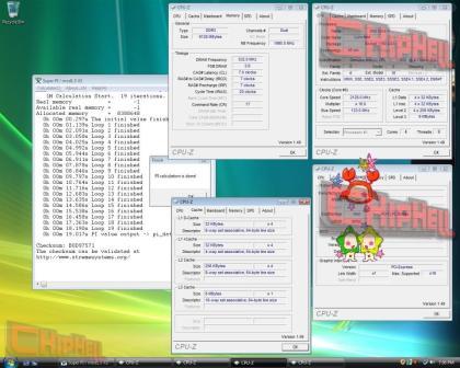 Intel Lynnfield Super PI benchmark