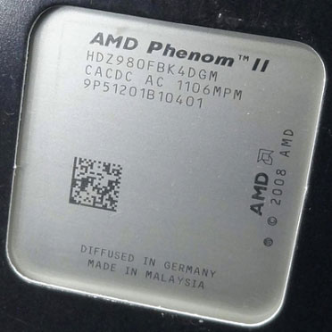 Процессор AMD Phenom II X4 980 Black Edition