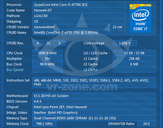 Intel Core i7-4771