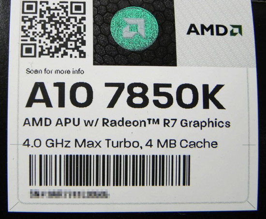 APU AMD A10-7850K