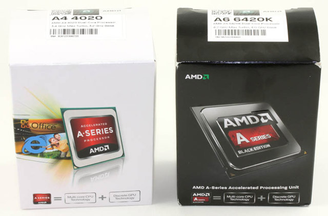 Процессоры AMD A4-4020 и A6-6420K