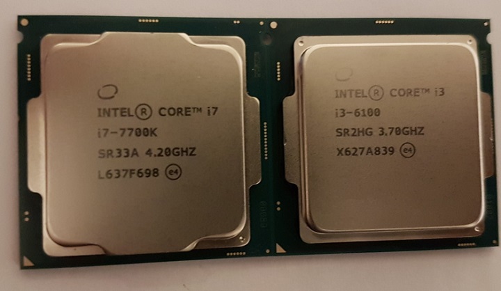 Сравнение процессоров intel core i7 7700k и i5 10400f