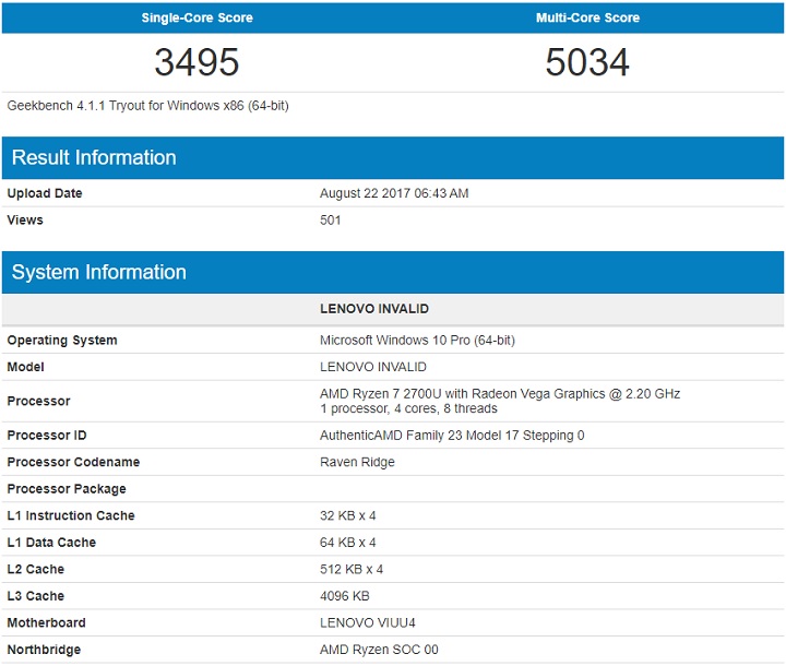 Ryzen 7 2700U