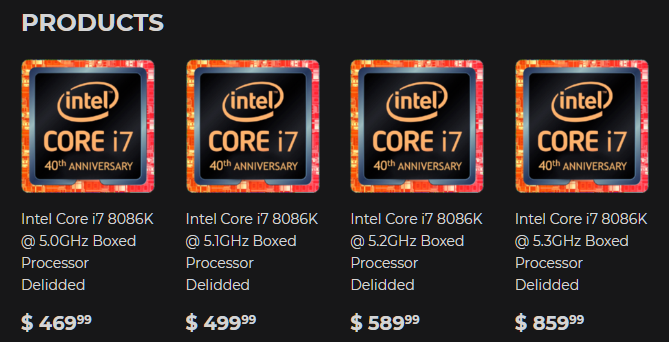 Intel Core i7-8086K