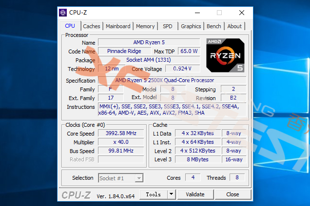 AMD Ryzen 5 2500X