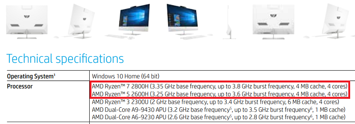 AMD Ryzen 7 2800H и Ryzen 5 2600H