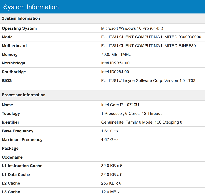 Core i7-10710U