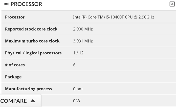 Как узнать степпинг процессора intel 10400f