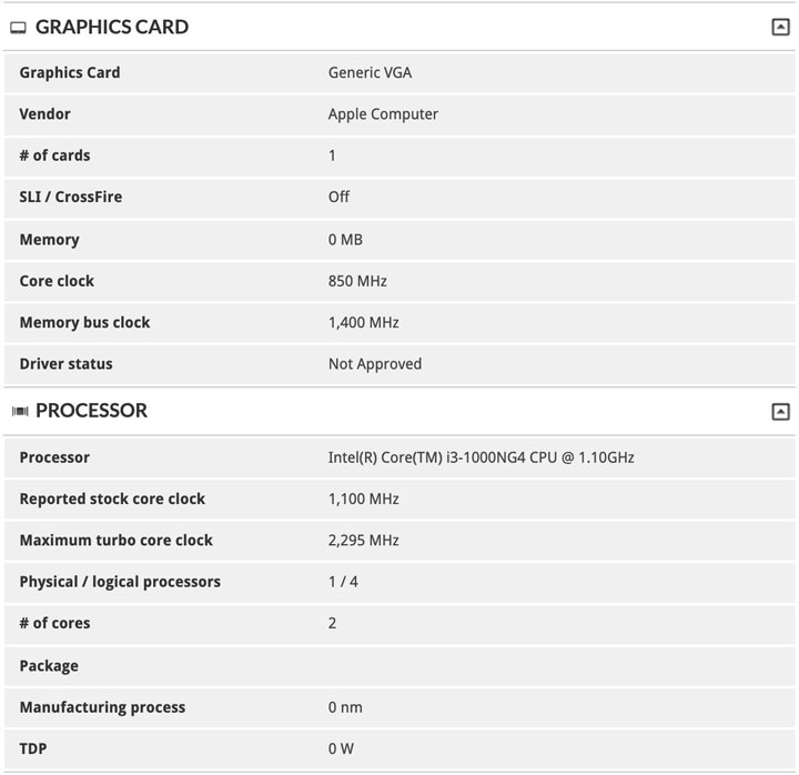 MacBook Air Ice Lake