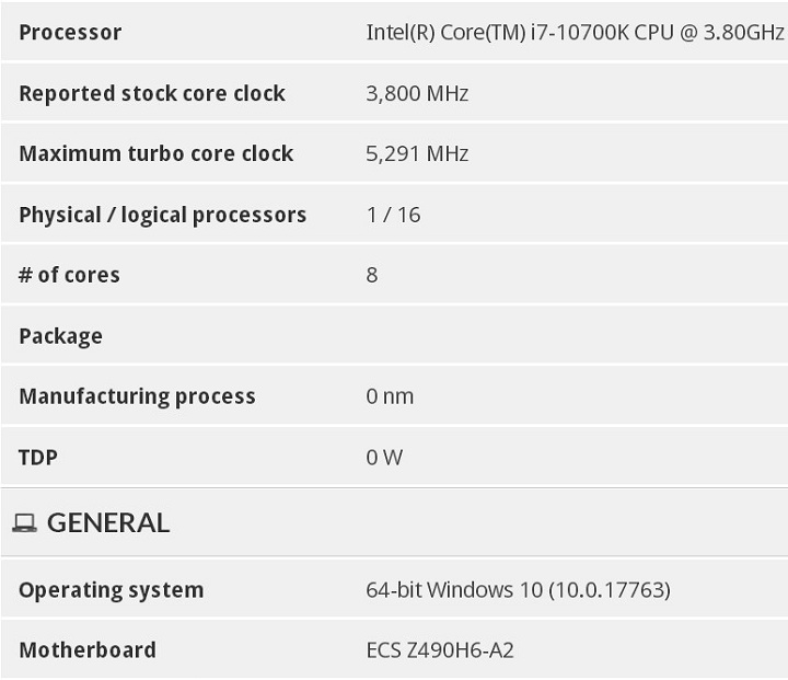 Intel Core i7-10700K