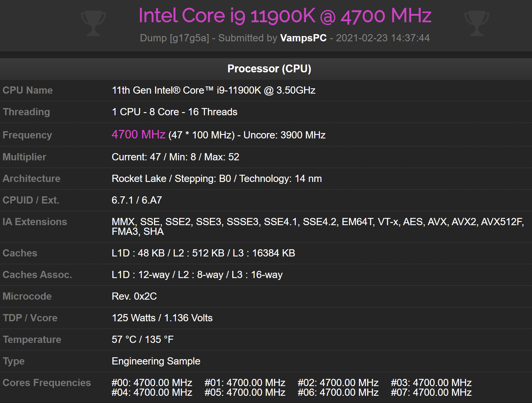 Intel Core i9-11900K