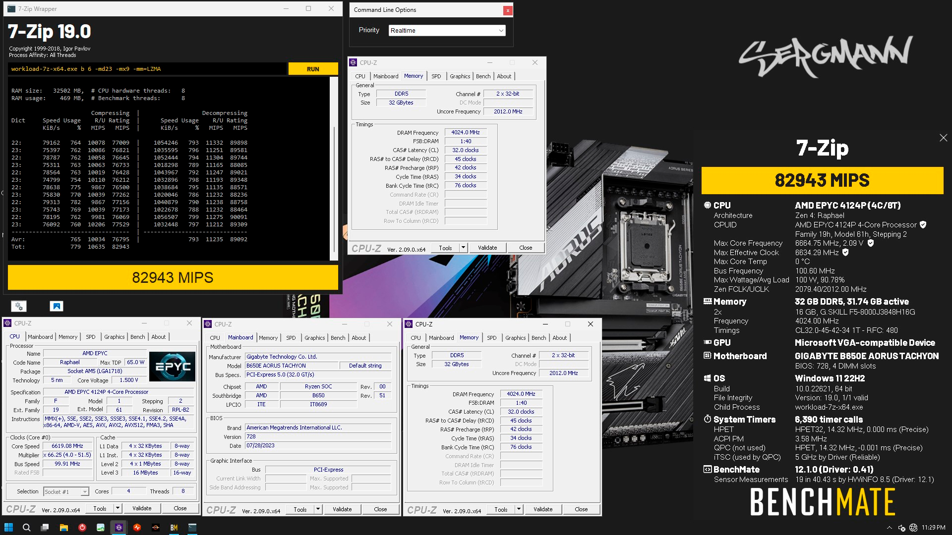 AMD EPYC 4124P 6,6 GHz