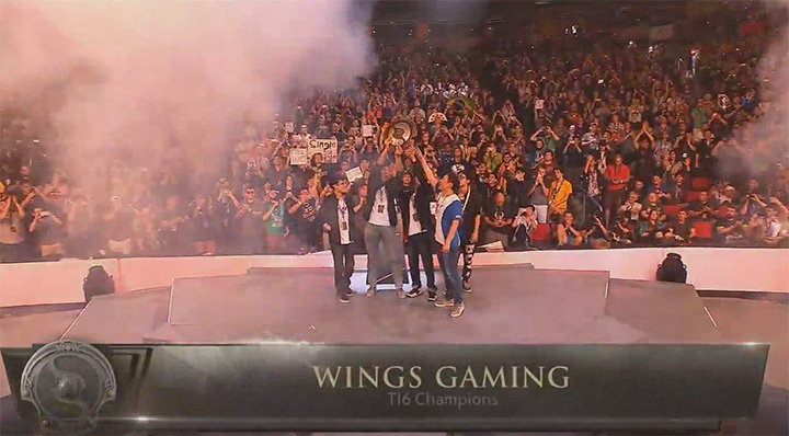 Wings чемпионы TI6