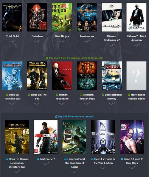 Humble Bundle Square Enix