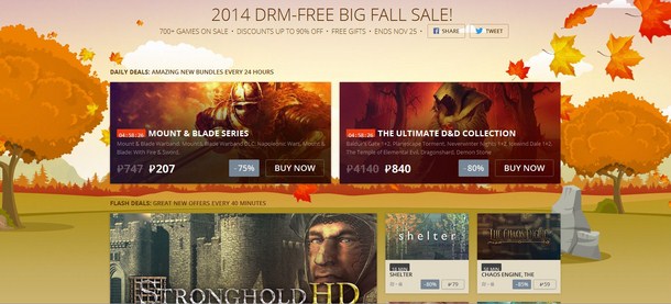 GoG Big Fall Sale