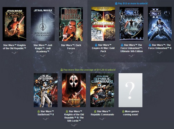 Star Wars Humble Bundle