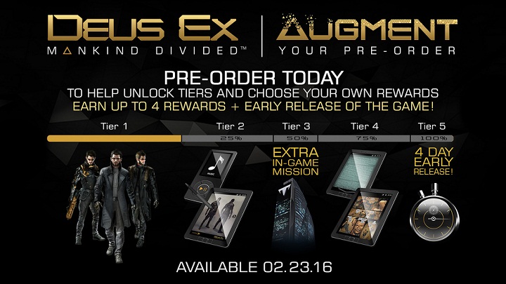 Deus Ex: Mankind Divided Augment your pre-order