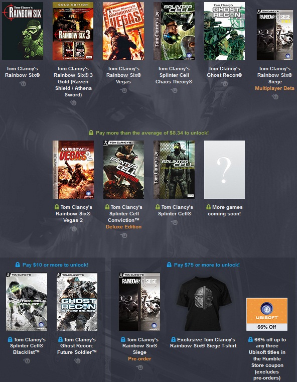 Humble Tom Clancy Bundle