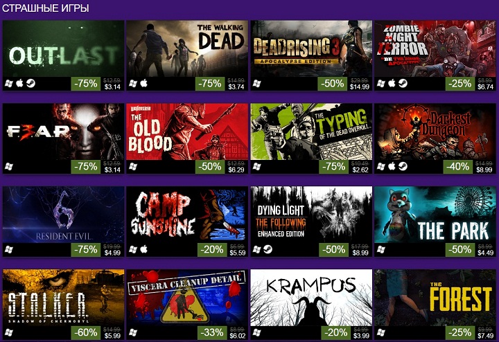 Steam Halloween Sale