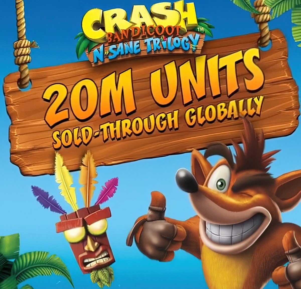 Тираж Crash Bandicoot N.Sane Trilogy превысил 20 миллионов копий / Новости  / Overclockers.ua