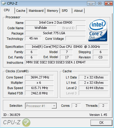 Corsair Dominator - рекорд 2462 MHz