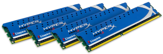 DDR3 Kingston HyperX Quad Channel