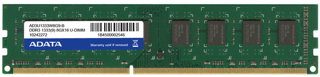 DDR3 8GB Adata DDR3-1333