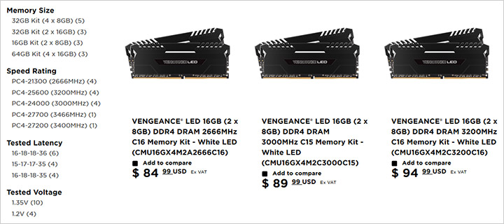 Corsair Vengeance LED