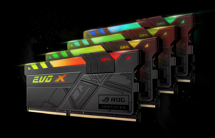 киты памяти GeIL EVO X ROG-Certified RGB