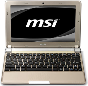 Нетбук MSI Wind U160DX Gold