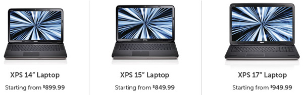 Ноутбуки Dell XPS