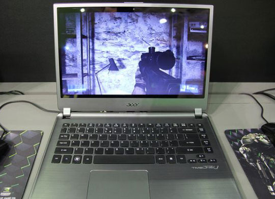 Ультрабук Acer с GeForce 600M